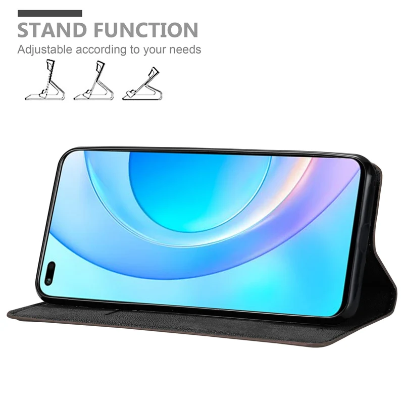 Cadorabo Hülle kompatibel mit Honor 50 LITE Schutzhülle mit Magnetverschluss, Standfunktion und Kartenfach