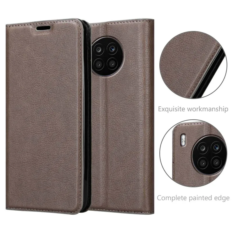 Cadorabo Hülle kompatibel mit Honor 50 LITE Schutzhülle mit Magnetverschluss, Standfunktion und Kartenfach