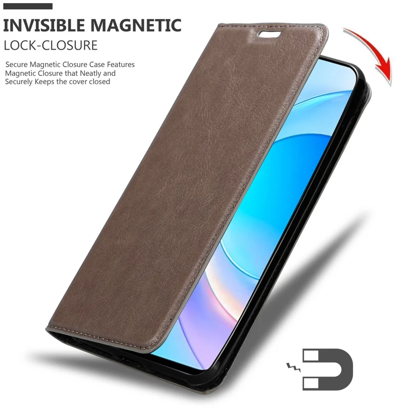 Cadorabo Hülle kompatibel mit Honor 50 LITE Schutzhülle mit Magnetverschluss, Standfunktion und Kartenfach