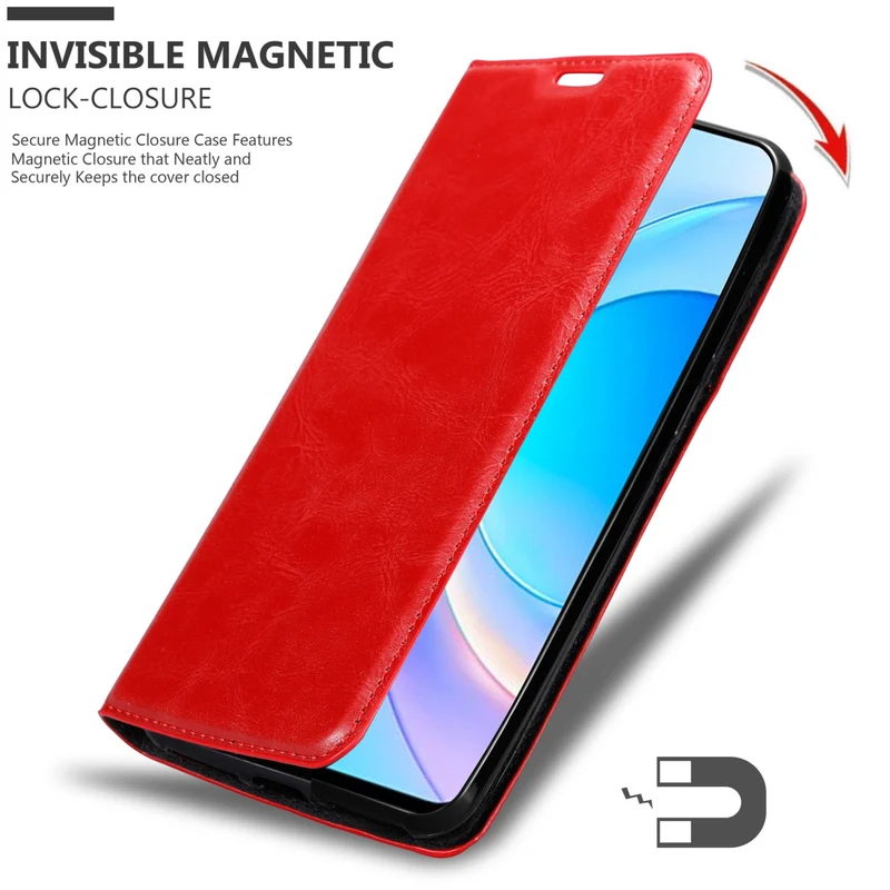 Cadorabo Hülle kompatibel mit Honor 50 LITE Schutzhülle mit Magnetverschluss, Standfunktion und Kartenfach
