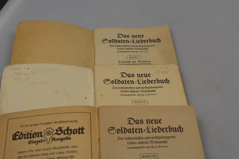„Das neue Soldaten Liederbuch“ Band 1,2 und 3