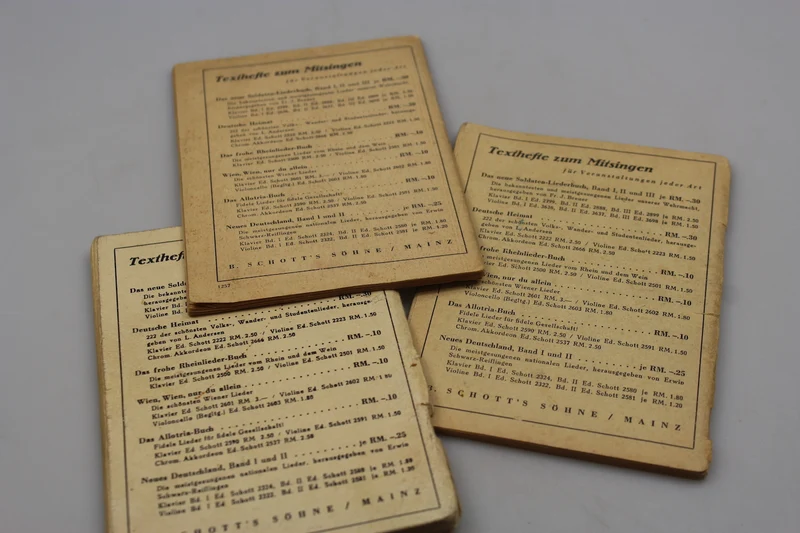 „Das neue Soldaten Liederbuch“ Band 1,2 und 3