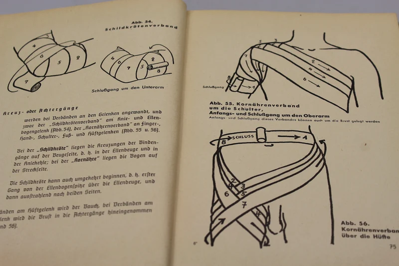 „Amtliches Unterrichtsbuch der Ersten Hilfe“ 1941