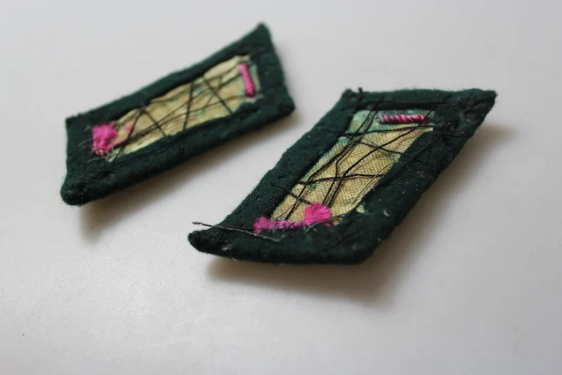 Paar offizielle Panzer WH WW 2 Abzeichen