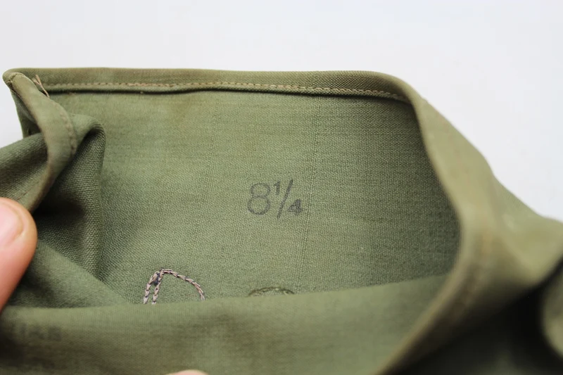 WH WW 2 „Drei-Finger“-Handschuhe aus Segeltuch und Leder