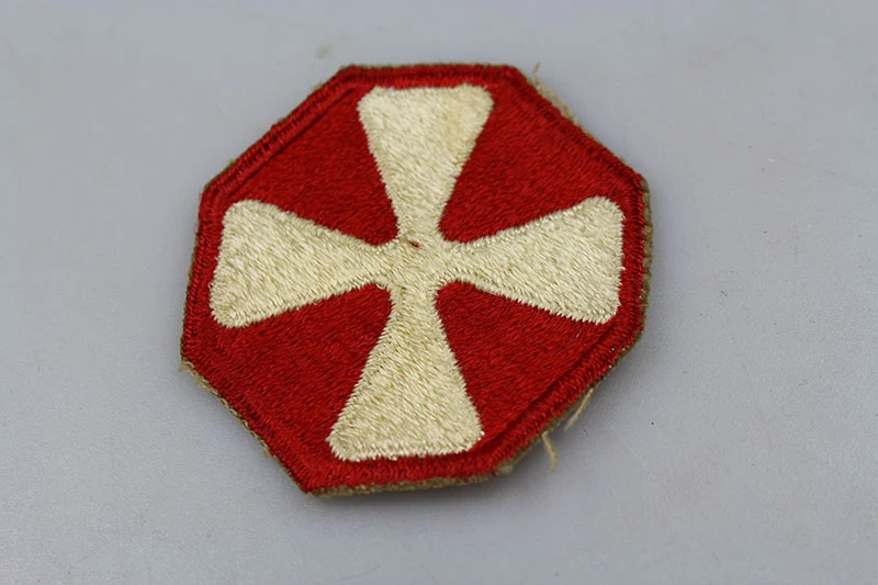 Aufnäher der 8. Armee der US-Armee aus dem 2. Weltkrieg