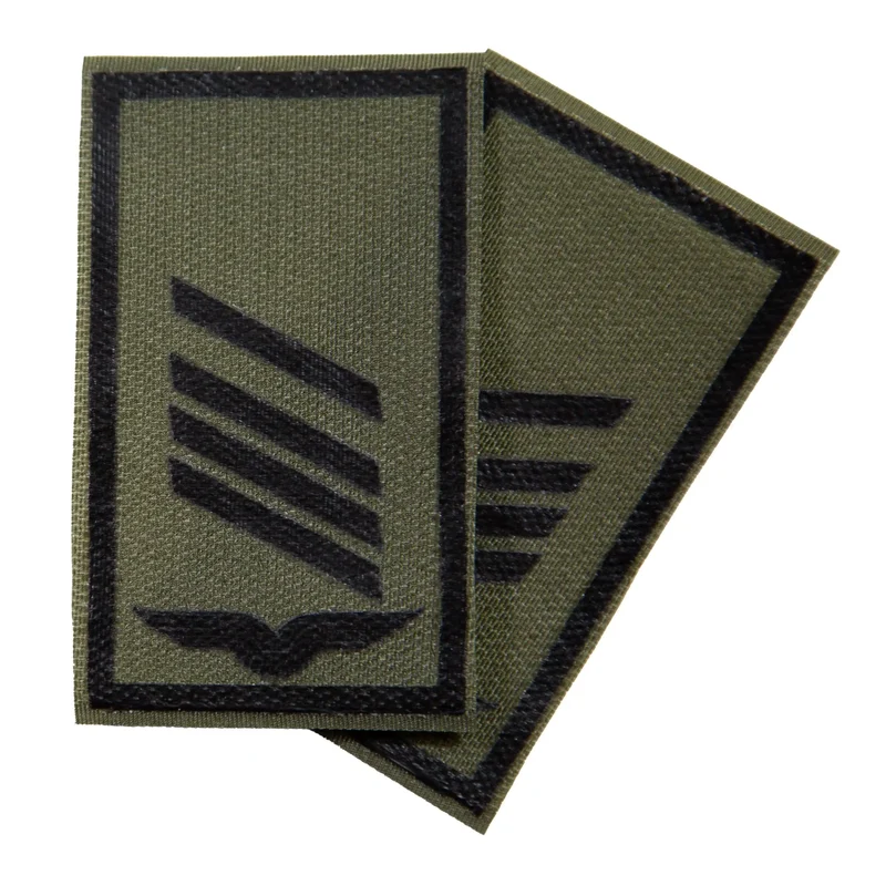 BW Rangabzeichen bedruckt Luftwaffe Klett für KBS SK