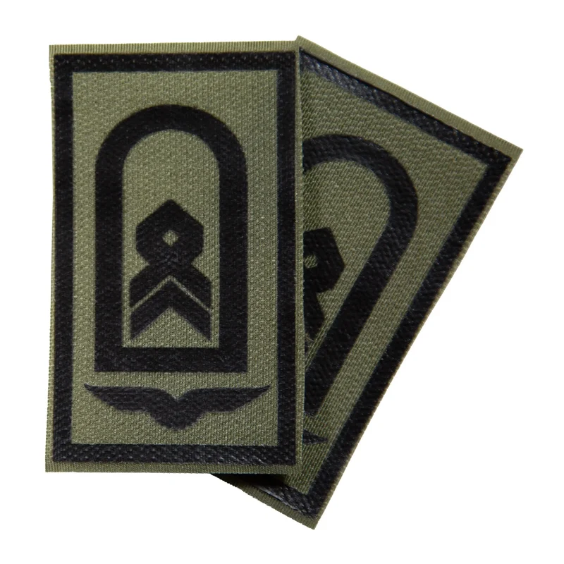 BW Rangabzeichen bedruckt Luftwaffe Klett für KBS SK