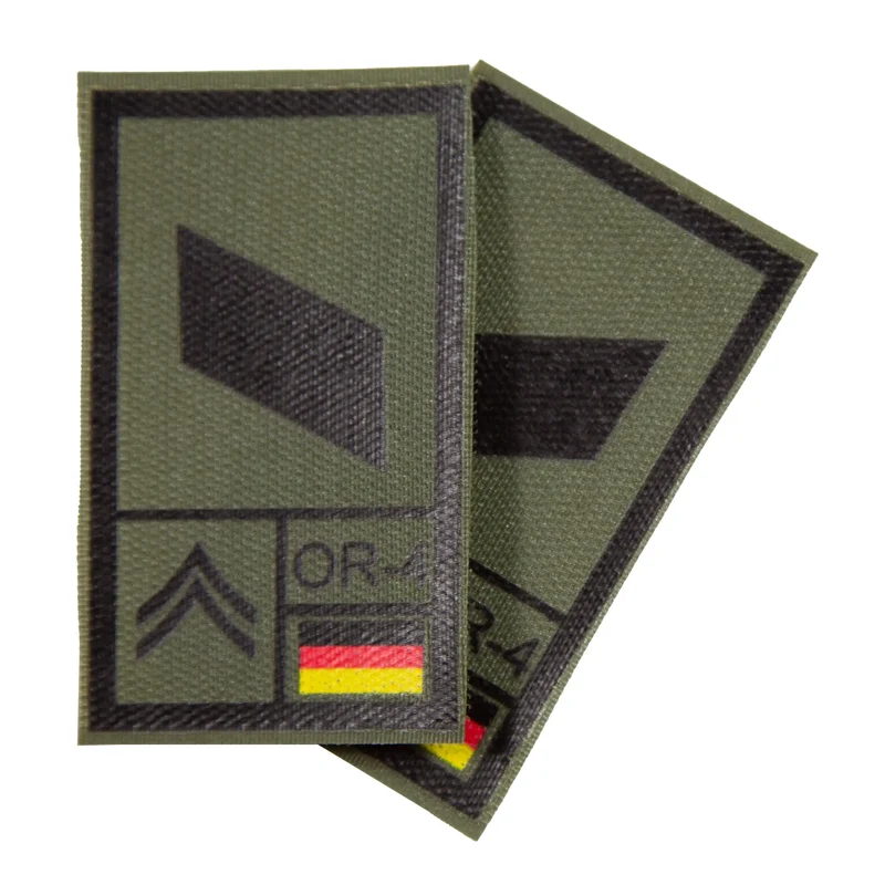 BW Rangabzeichen International bedruckt Heer Klett für KBS SK