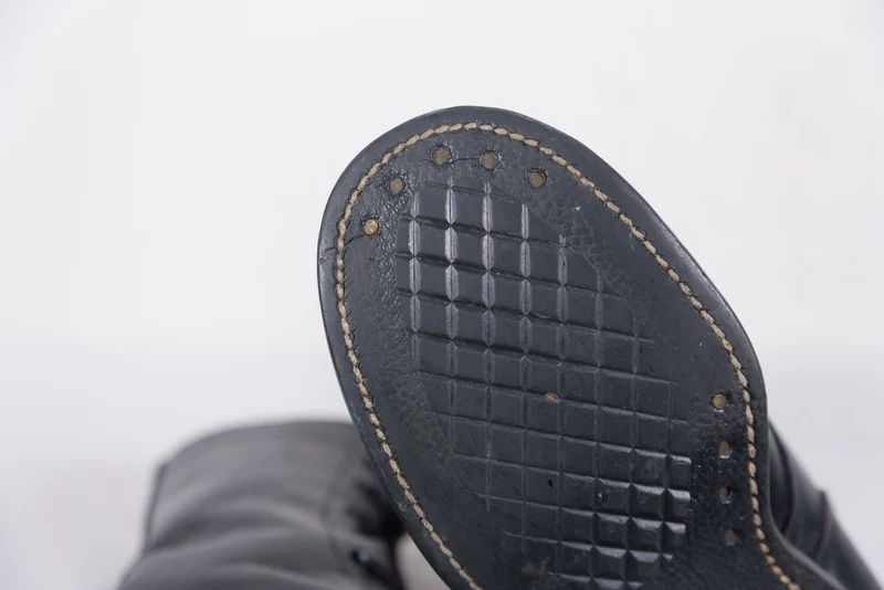 BILTRITE-Stiefel der US-Armee aus den 60er Jahren aus schwarzem Leder