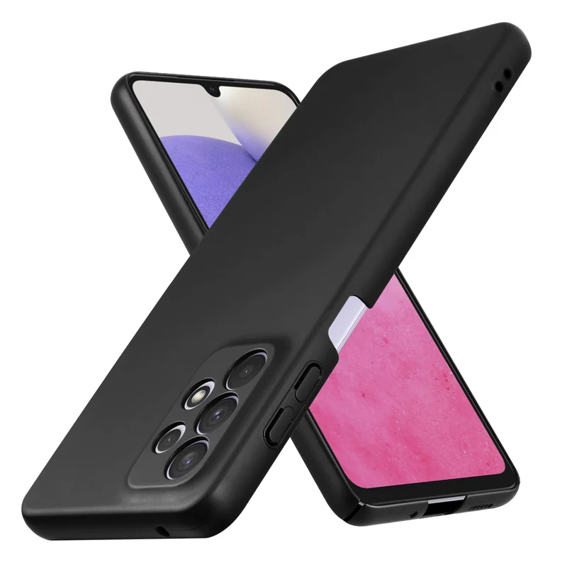 Cadorabo Hülle kompatibel mit Samsung Galaxy A33 5G Hard Case Schutzhülle in Metall Optik gegen Kratzer und Stöße