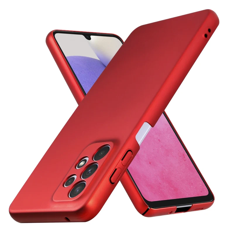 Cadorabo Hülle kompatibel mit Samsung Galaxy A33 5G Hard Case Schutzhülle in Metall Optik gegen Kratzer und Stöße