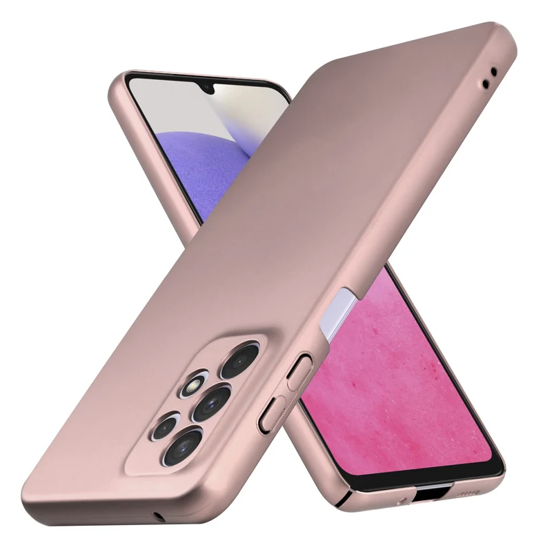 Cadorabo Hülle kompatibel mit Samsung Galaxy A33 5G Hard Case Schutzhülle in Metall Optik gegen Kratzer und Stöße