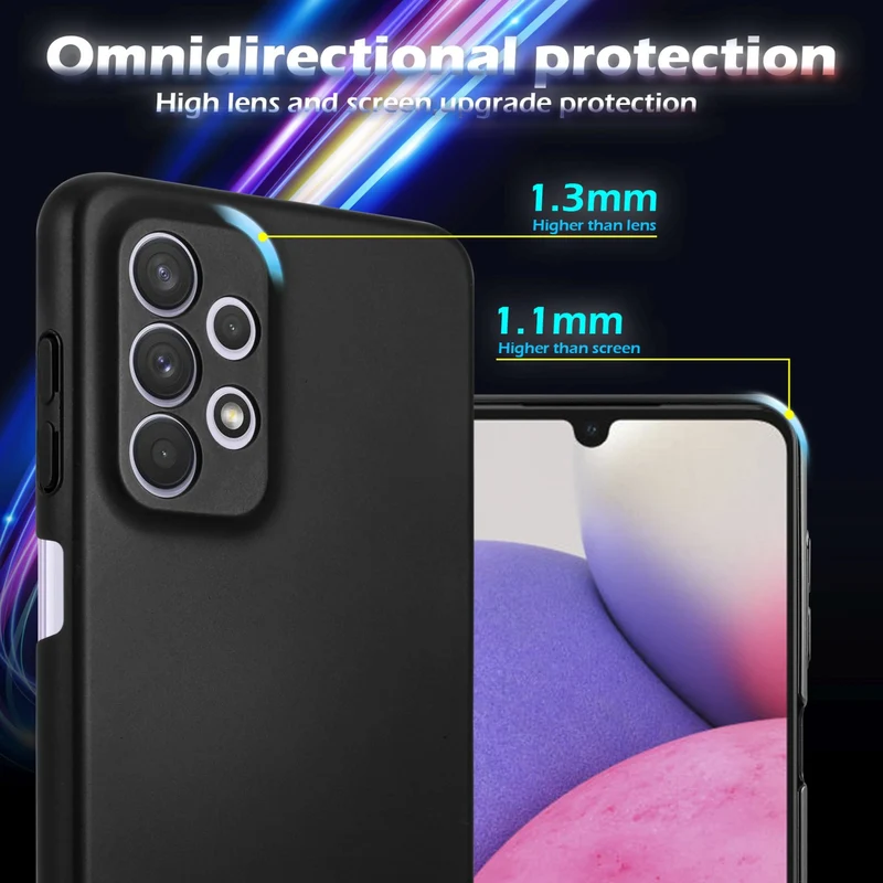 Cadorabo Hülle kompatibel mit Samsung Galaxy A33 5G Hard Case Schutzhülle in Metall Optik gegen Kratzer und Stöße