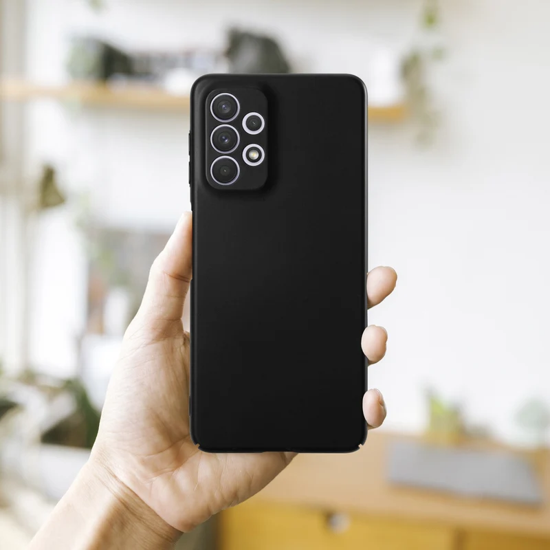 Cadorabo Hülle kompatibel mit Samsung Galaxy A33 5G Hard Case Schutzhülle in Metall Optik gegen Kratzer und Stöße