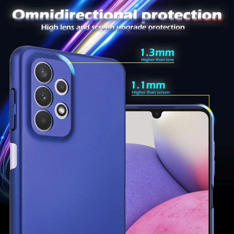 Cadorabo Hülle kompatibel mit Samsung Galaxy A33 5G Hard Case Schutzhülle in Metall Optik gegen Kratzer und Stöße