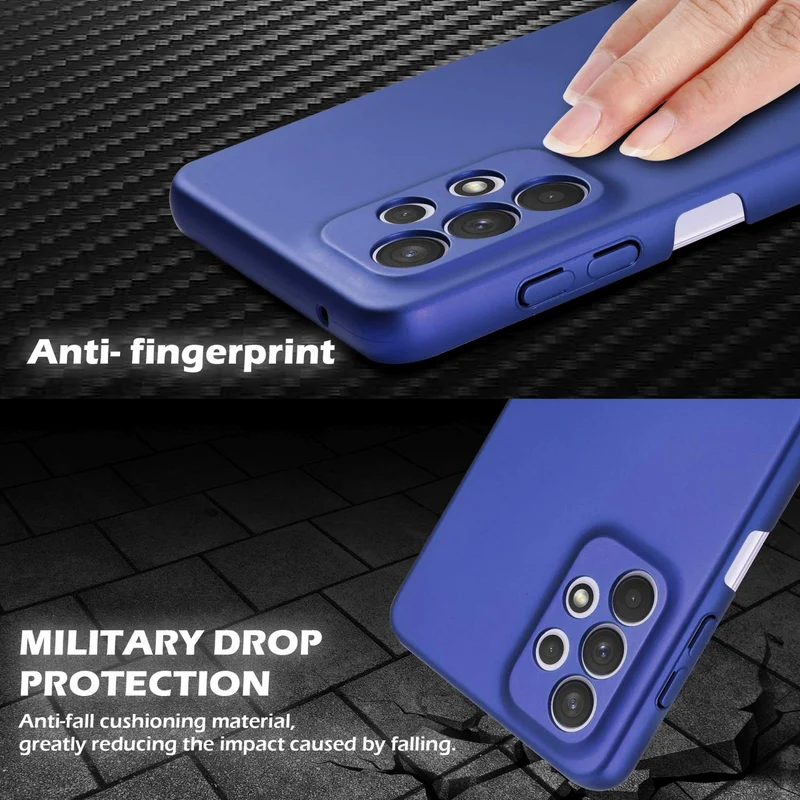 Cadorabo Hülle kompatibel mit Samsung Galaxy A33 5G Hard Case Schutzhülle in Metall Optik gegen Kratzer und Stöße