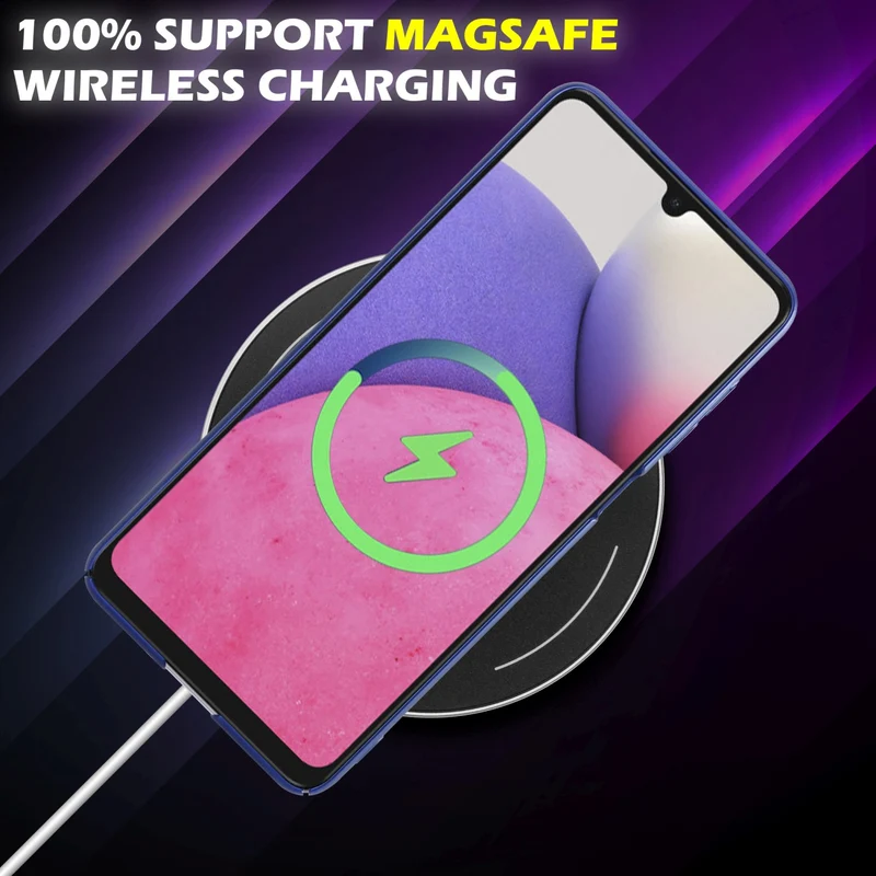 Cadorabo Hülle kompatibel mit Samsung Galaxy A33 5G Hard Case Schutzhülle in Metall Optik gegen Kratzer und Stöße