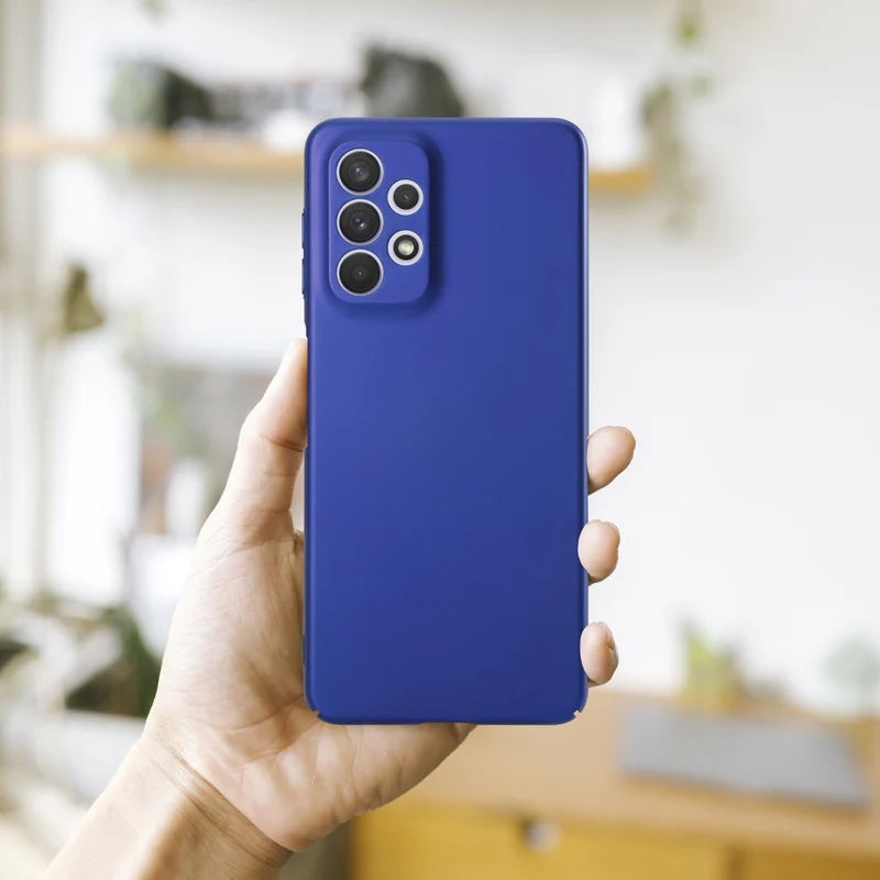 Cadorabo Hülle kompatibel mit Samsung Galaxy A33 5G Hard Case Schutzhülle in Metall Optik gegen Kratzer und Stöße