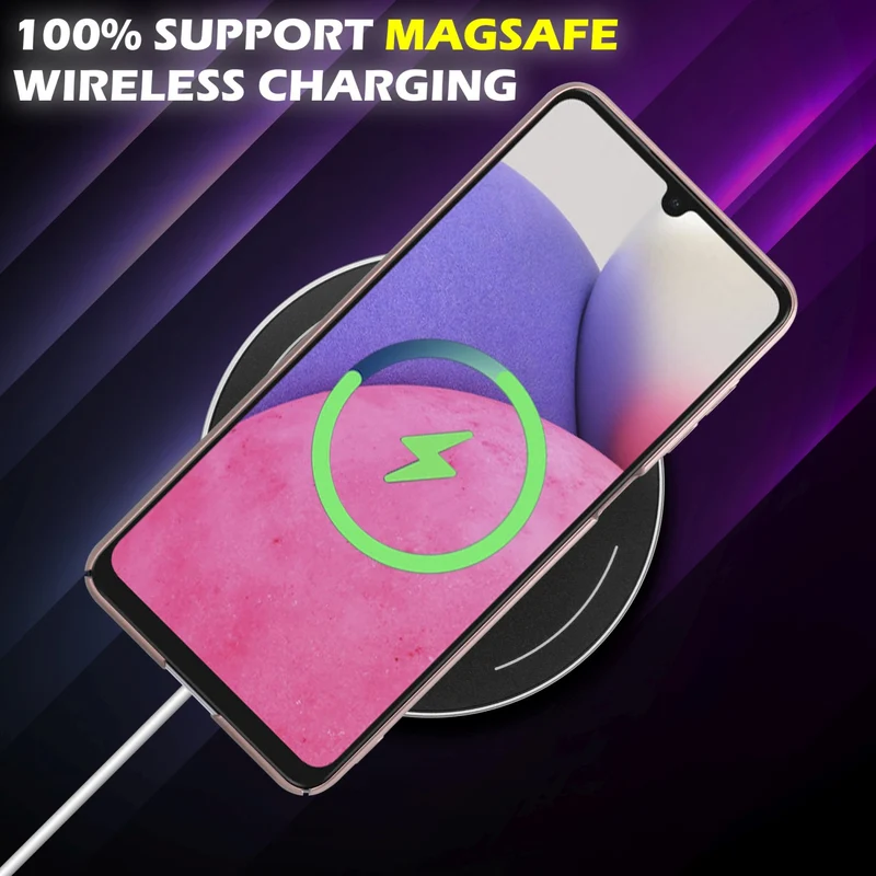 Cadorabo Hülle kompatibel mit Samsung Galaxy A33 5G Hard Case Schutzhülle in Metall Optik gegen Kratzer und Stöße