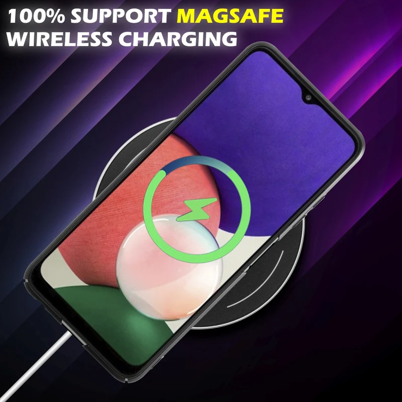 Cadorabo Hülle kompatibel mit Samsung Galaxy A22 5G Hard Case Schutzhülle in Metall Optik gegen Kratzer und Stöße
