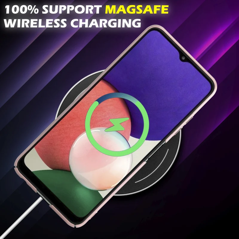 Cadorabo Hülle kompatibel mit Samsung Galaxy A22 5G Hard Case Schutzhülle in Metall Optik gegen Kratzer und Stöße