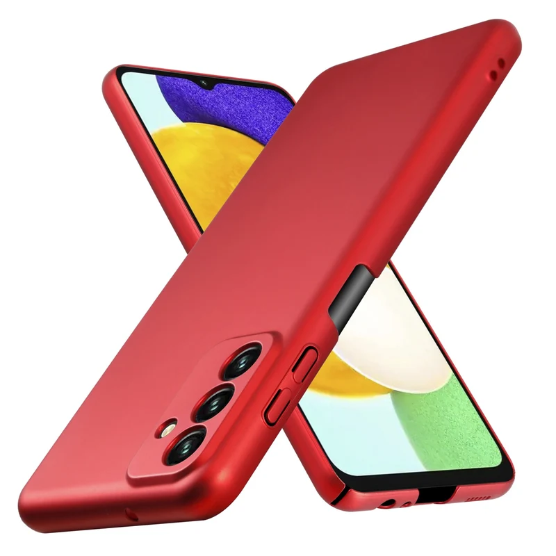 Cadorabo Hülle kompatibel mit Samsung Galaxy A13 5G Hard Case Schutzhülle in Metall Optik gegen Kratzer und Stöße
