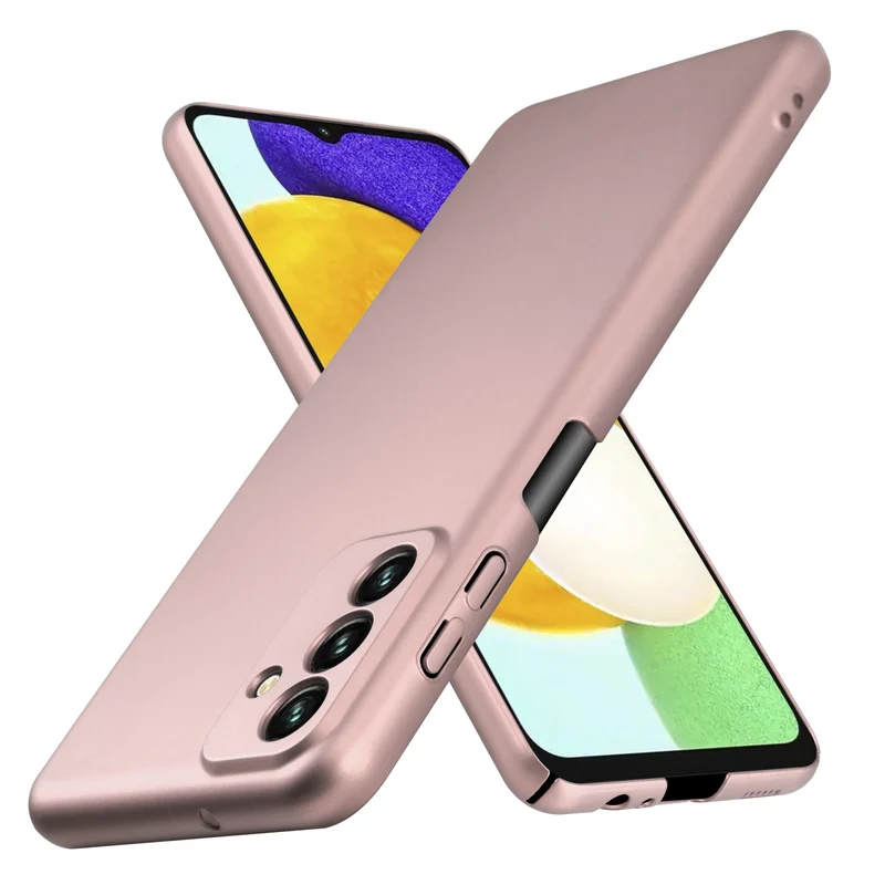 Cadorabo Hülle kompatibel mit Samsung Galaxy A13 5G Hard Case Schutzhülle in Metall Optik gegen Kratzer und Stöße