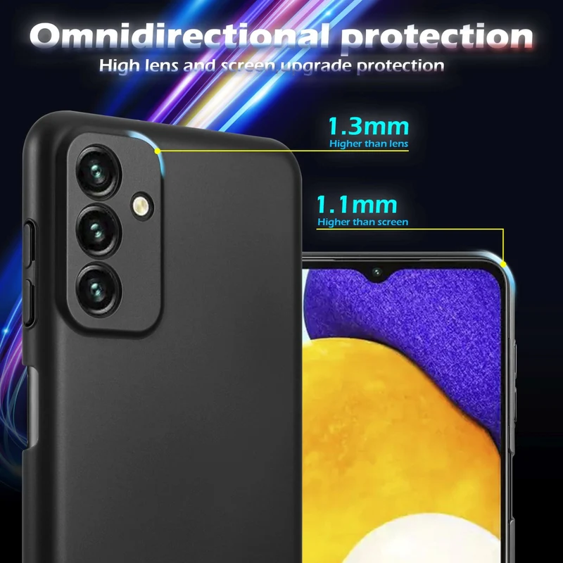 Cadorabo Hülle kompatibel mit Samsung Galaxy A13 5G Hard Case Schutzhülle in Metall Optik gegen Kratzer und Stöße