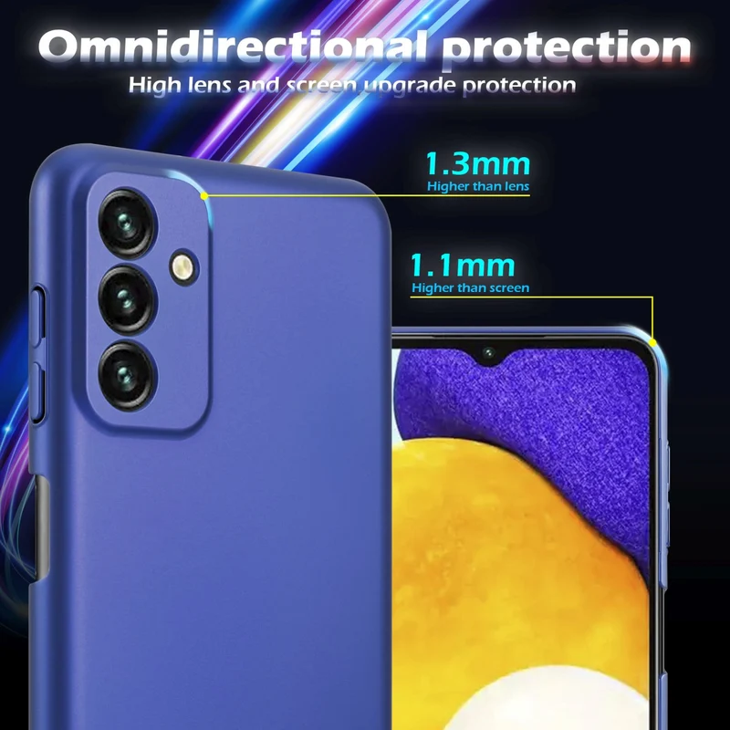 Cadorabo Hülle kompatibel mit Samsung Galaxy A13 5G Hard Case Schutzhülle in Metall Optik gegen Kratzer und Stöße