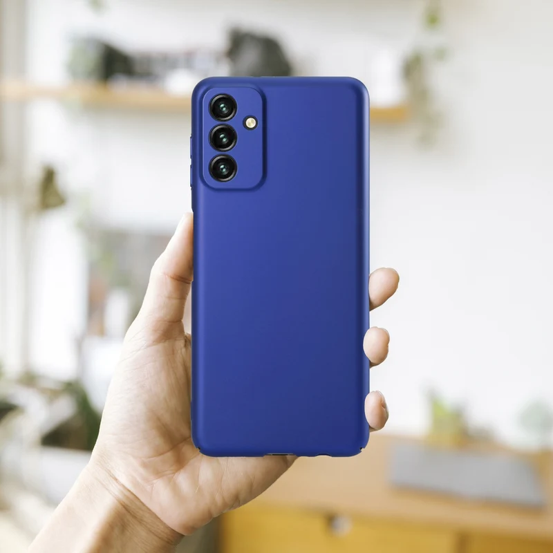 Cadorabo Hülle kompatibel mit Samsung Galaxy A13 5G Hard Case Schutzhülle in Metall Optik gegen Kratzer und Stöße