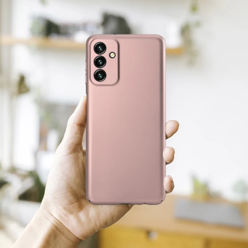 Cadorabo Hülle kompatibel mit Samsung Galaxy A13 5G Hard Case Schutzhülle in Metall Optik gegen Kratzer und Stöße
