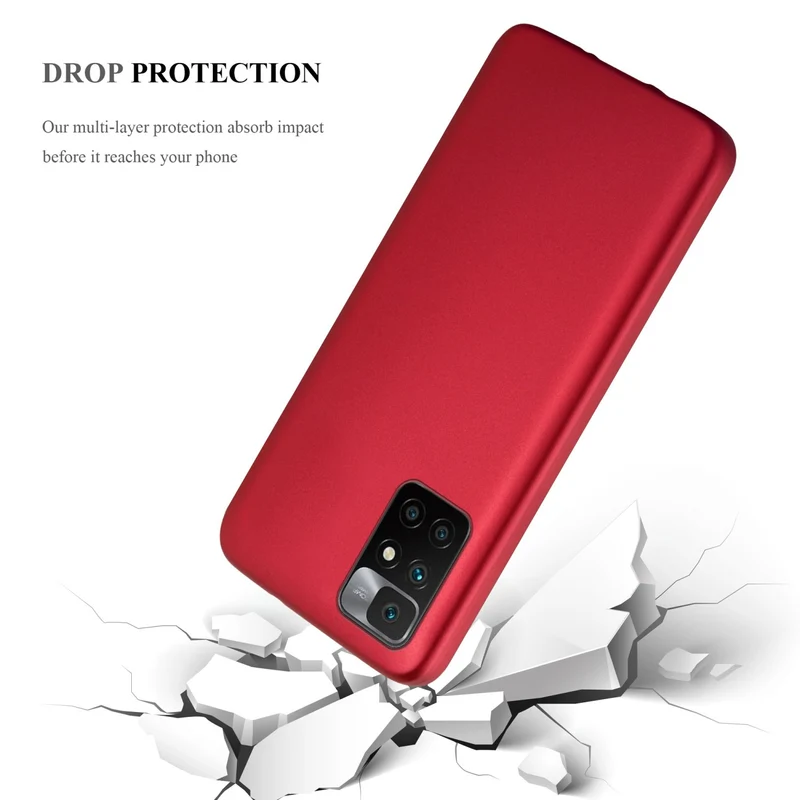 Cadorabo Hülle kompatibel mit Xiaomi RedMi 10 Schutzhülle aus flexiblem TPU Silikon