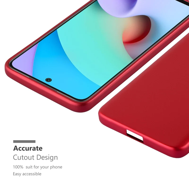Cadorabo Hülle kompatibel mit Xiaomi RedMi 10 Schutzhülle aus flexiblem TPU Silikon