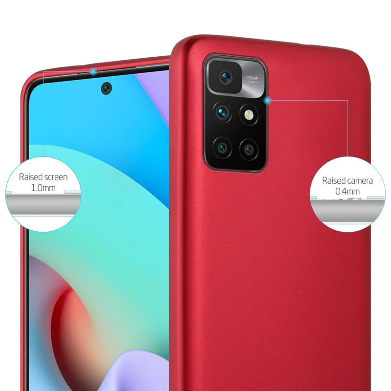 Cadorabo Hülle kompatibel mit Xiaomi RedMi 10 Schutzhülle aus flexiblem TPU Silikon