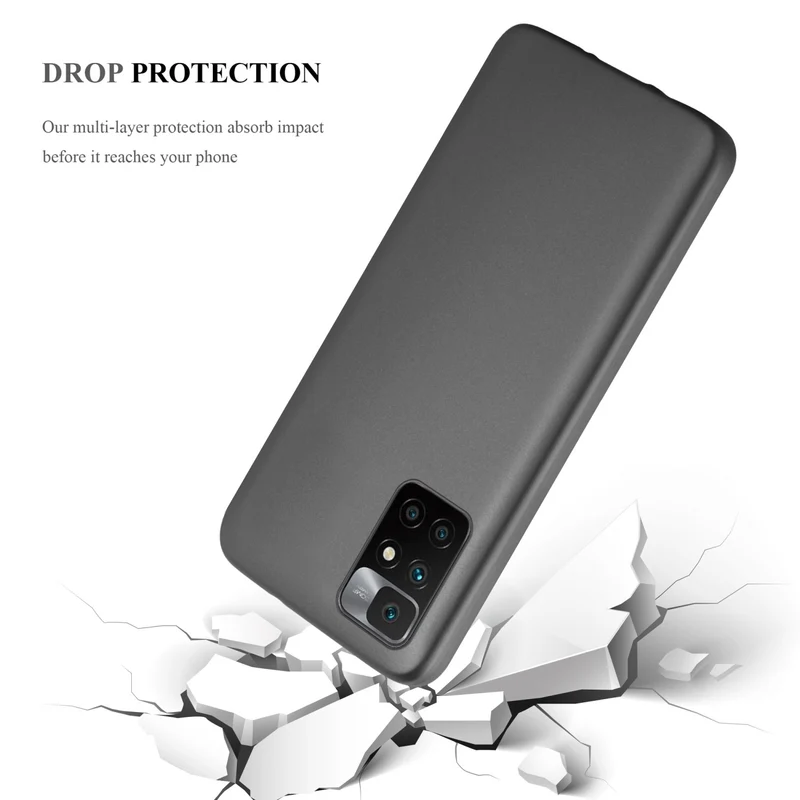 Cadorabo Hülle kompatibel mit Xiaomi RedMi 10 Schutzhülle aus flexiblem TPU Silikon