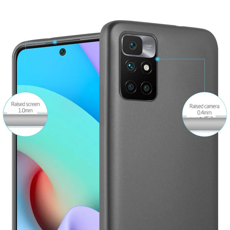 Cadorabo Hülle kompatibel mit Xiaomi RedMi 10 Schutzhülle aus flexiblem TPU Silikon