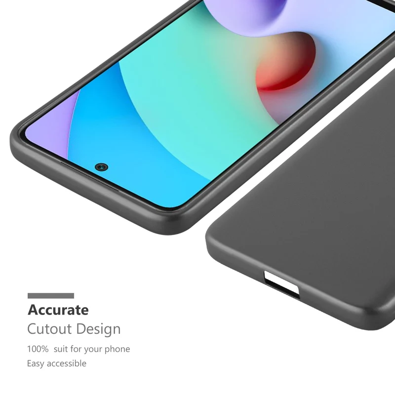 Cadorabo Hülle kompatibel mit Xiaomi RedMi 10 Schutzhülle aus flexiblem TPU Silikon