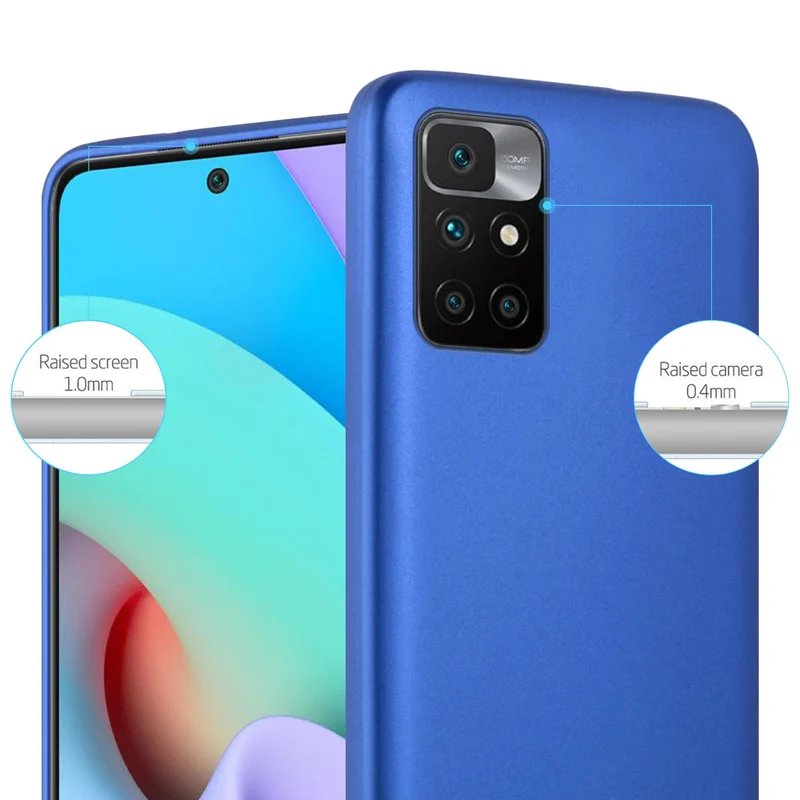Cadorabo Hülle kompatibel mit Xiaomi RedMi 10 Schutzhülle aus flexiblem TPU Silikon