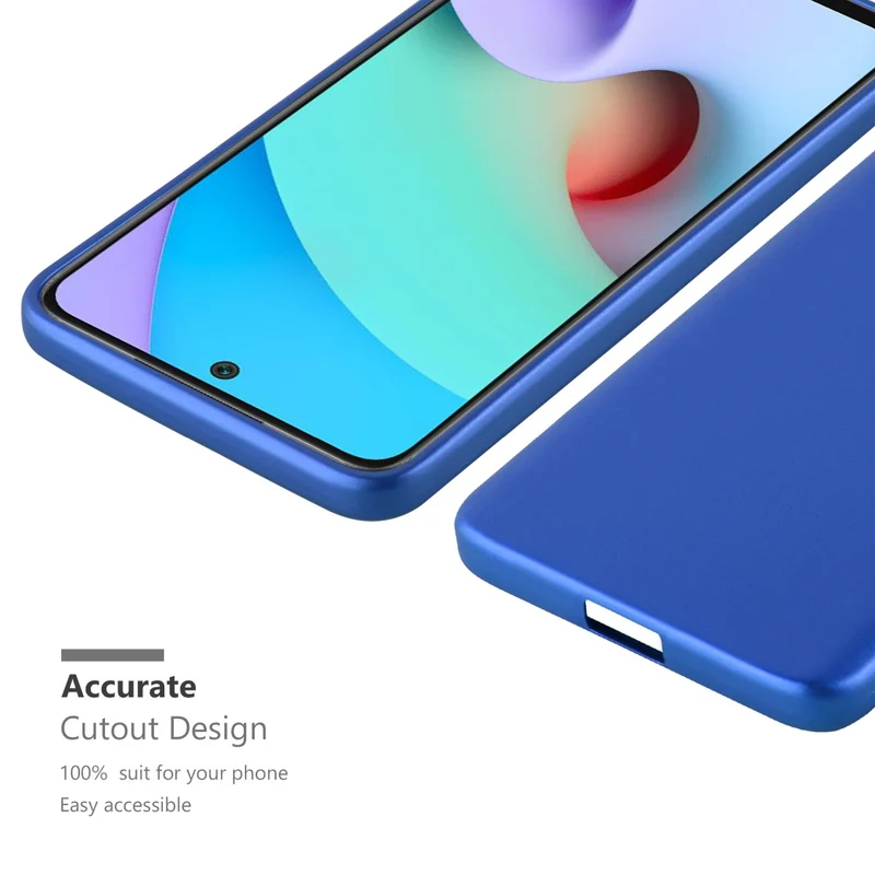 Cadorabo Hülle kompatibel mit Xiaomi RedMi 10 Schutzhülle aus flexiblem TPU Silikon