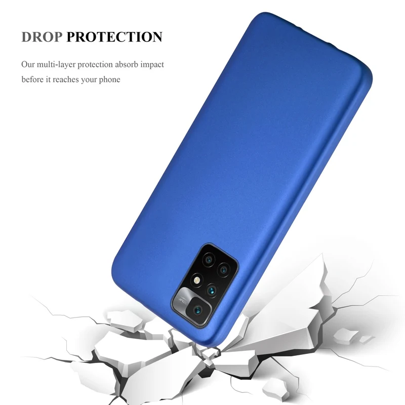 Cadorabo Hülle kompatibel mit Xiaomi RedMi 10 Schutzhülle aus flexiblem TPU Silikon