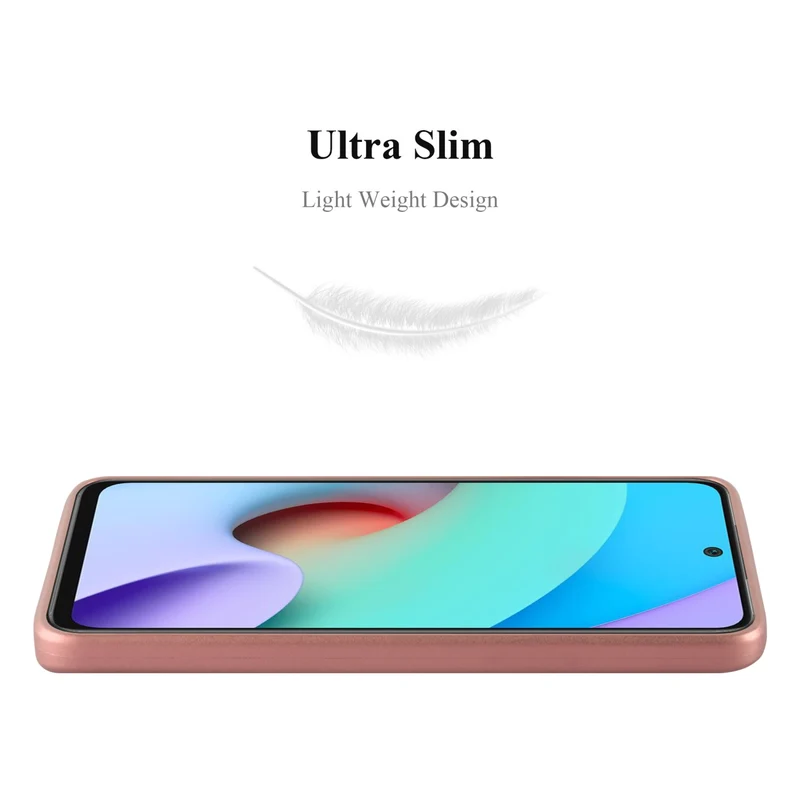 Cadorabo Hülle kompatibel mit Xiaomi RedMi 10 Schutzhülle aus flexiblem TPU Silikon