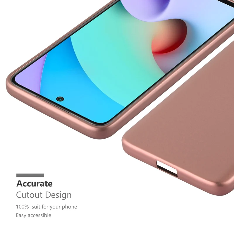 Cadorabo Hülle kompatibel mit Xiaomi RedMi 10 Schutzhülle aus flexiblem TPU Silikon