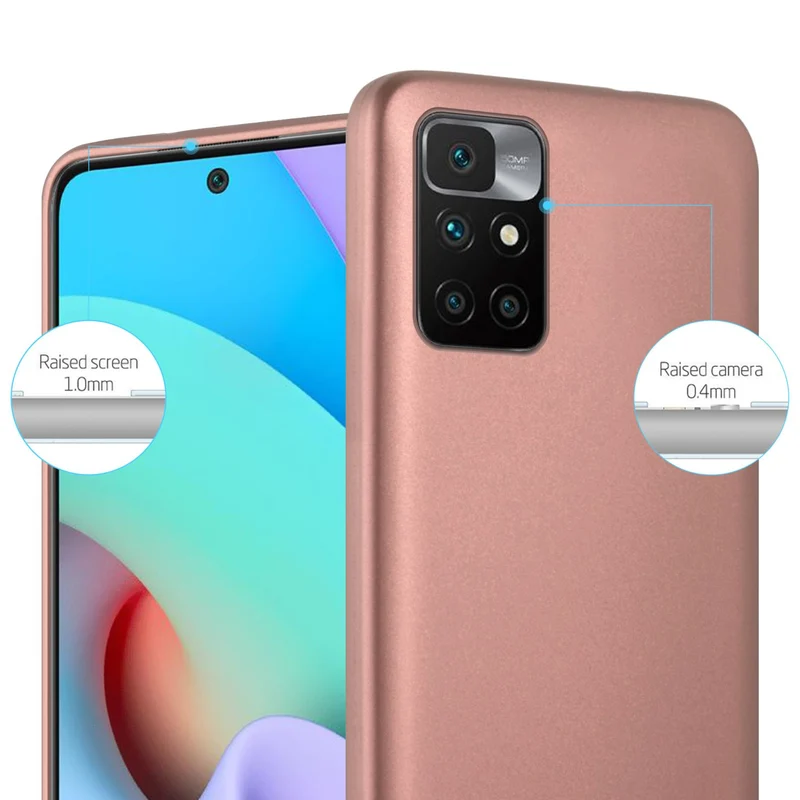 Cadorabo Hülle kompatibel mit Xiaomi RedMi 10 Schutzhülle aus flexiblem TPU Silikon