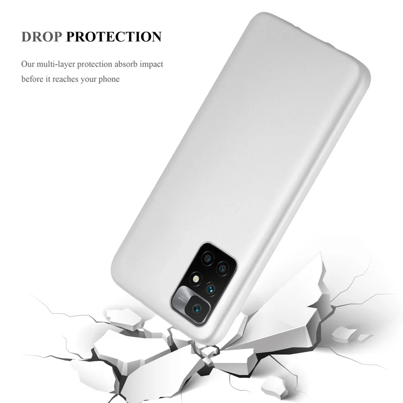 Cadorabo Hülle kompatibel mit Xiaomi RedMi 10 Schutzhülle aus flexiblem TPU Silikon
