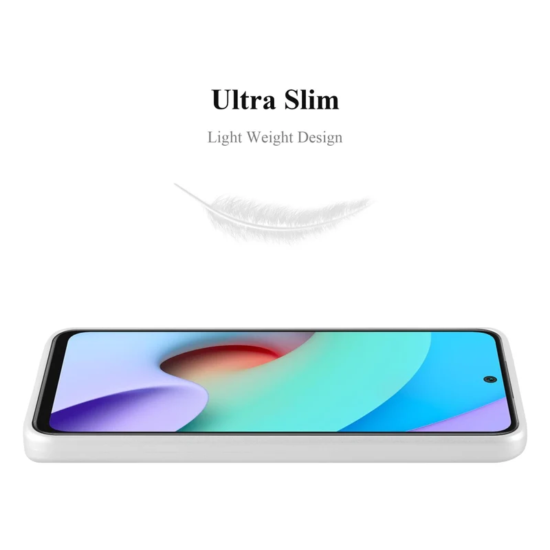 Cadorabo Hülle kompatibel mit Xiaomi RedMi 10 Schutzhülle aus flexiblem TPU Silikon