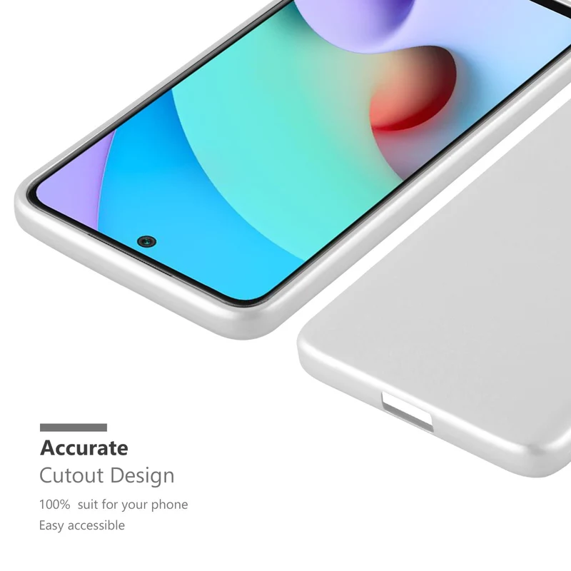 Cadorabo Hülle kompatibel mit Xiaomi RedMi 10 Schutzhülle aus flexiblem TPU Silikon