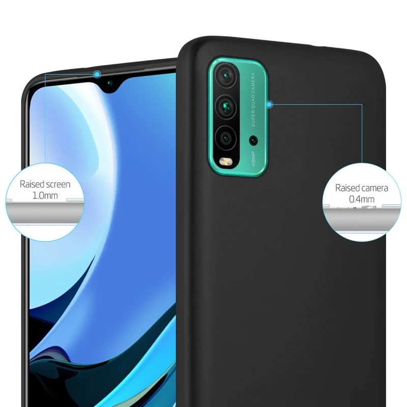 Cadorabo Hülle kompatibel mit Xiaomi RedMi 9T / POCO M3 Schutzhülle aus flexiblem TPU Silikon