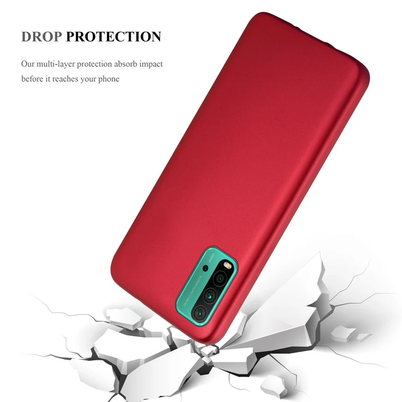Cadorabo Hülle kompatibel mit Xiaomi RedMi 9T / POCO M3 Schutzhülle aus flexiblem TPU Silikon