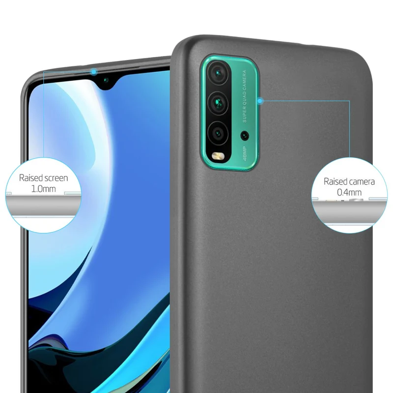 Cadorabo Hülle kompatibel mit Xiaomi RedMi 9T / POCO M3 Schutzhülle aus flexiblem TPU Silikon